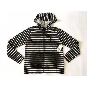 Billabong Boys Sweatshirt Hoodie Jacket Stripped Youth Size M